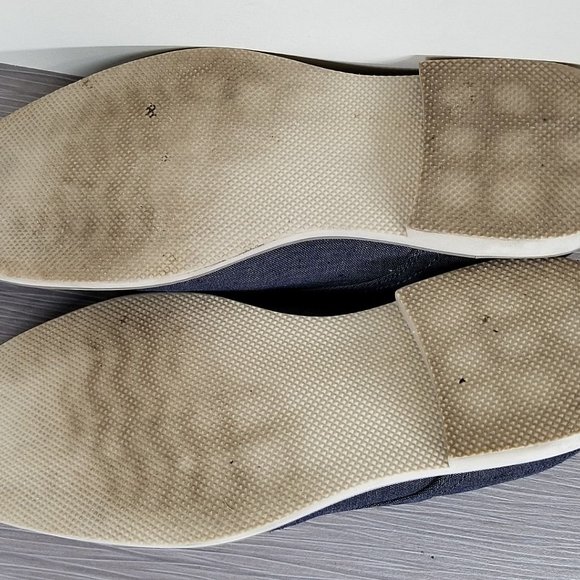 The Rail 'Xander' Plain Toe Derby, Dark Denim Fabric, Mens Size 10 / 43 - Picture 9 of 10